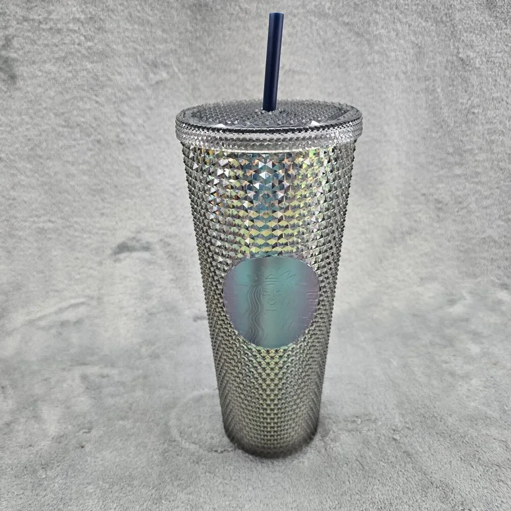 Starbucks  2022 University Of Georgia GA Metallic Studded  24oz Cold Cup Tumbler